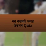 নর করকট দলর উতথন Quiz