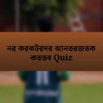 নর করকটরদর আনতরজতক কততব Quiz